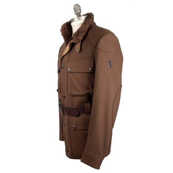 $4000 Belstaff Black Label Catwalk Wool Astrakhan Kanzler Jacket Size L - Picture 12 of 12